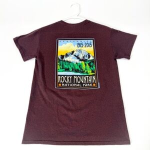 Women’s Rocky Mountain National Park Centennial Vintage-style Graphic Tee Small